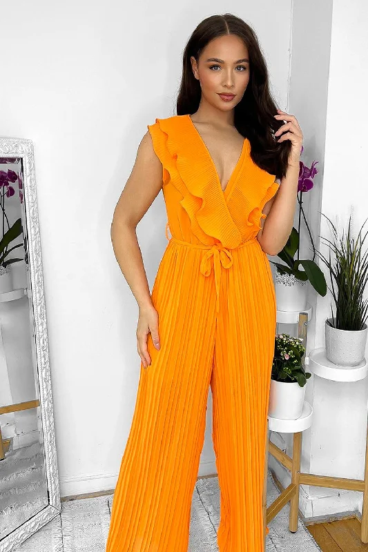 frilled-front-sleeveless-chiffon-jumpsuit