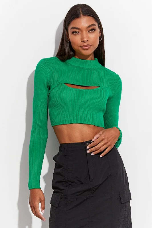 green-knitted-cami-top-and-high-neck-shrug-set-kn1111-40pb-1