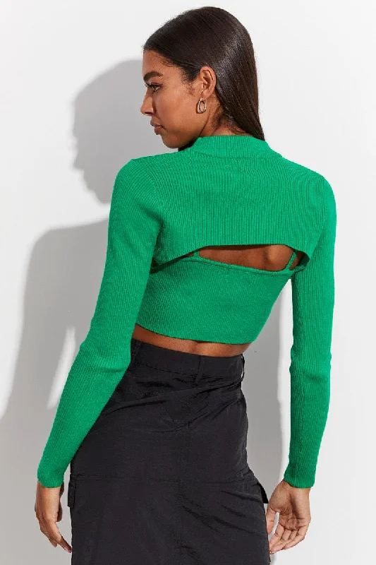 green-knitted-cami-top-and-high-neck-shrug-set-kn1111-40pb-1