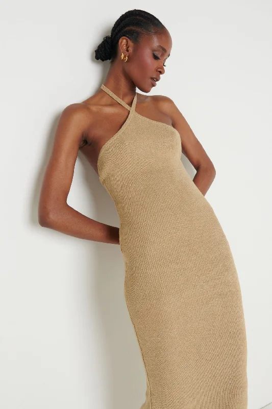 Khloe Knit Midaxi Dress - Oatmeal