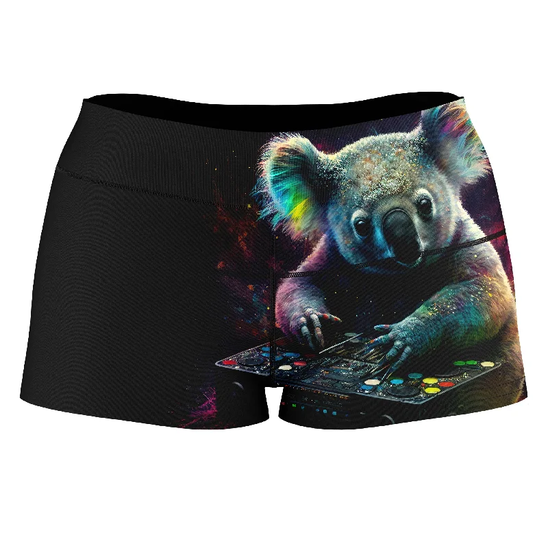 Koala Remix High-Waisted Women's Shorts