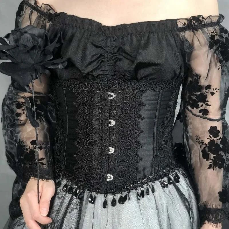 Lace Steampunk corset