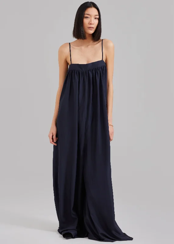 maude-gathered-silk-jumpsuit-navy