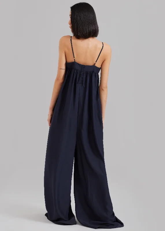 maude-gathered-silk-jumpsuit-navy