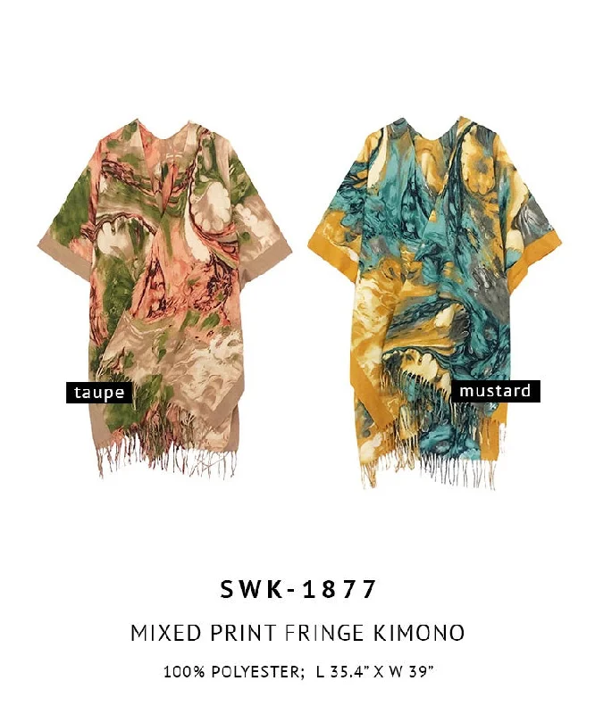 mixed-print-fringe-kimono