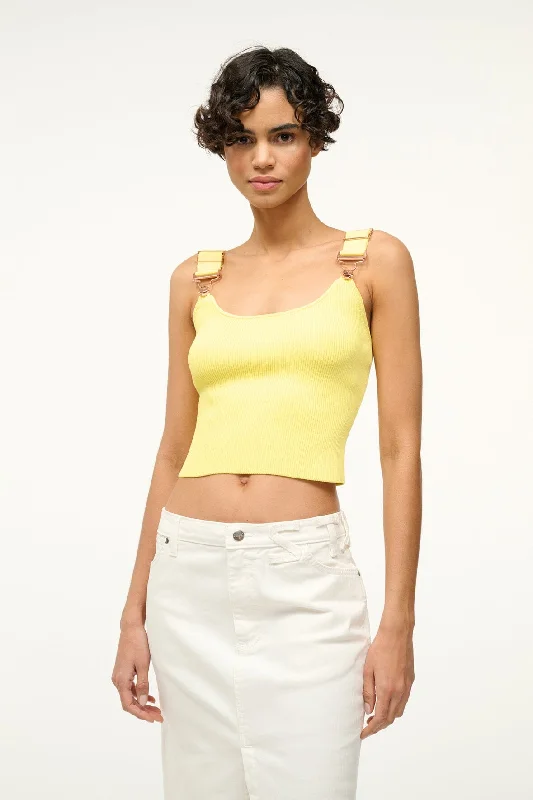 STAUD + WRANGLER THE OVERALL RIB TANK | YELLOW