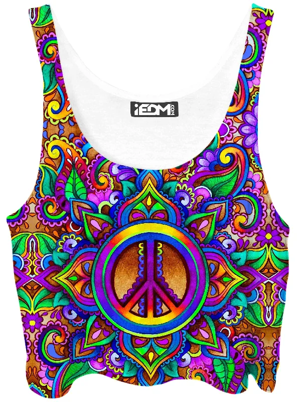 Peace Stock Crop Top