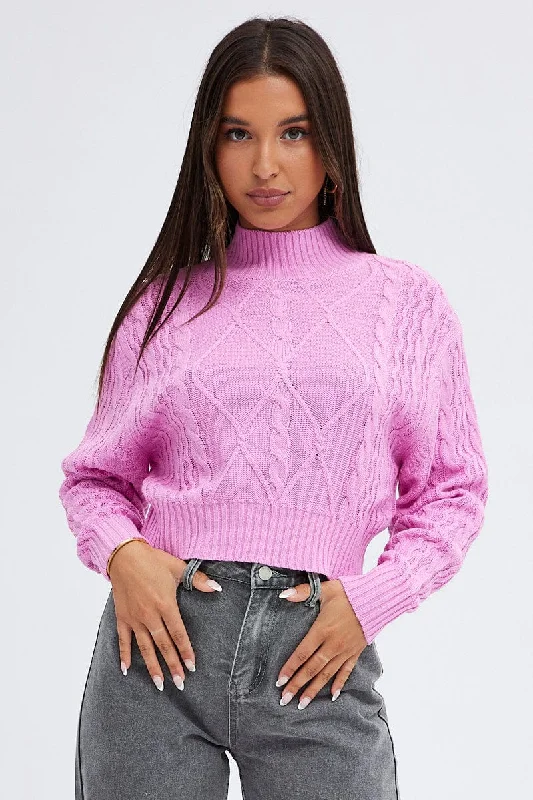 pink-knit-jumper-long-sleeve-cabled-crop-kn2736-12pb-1