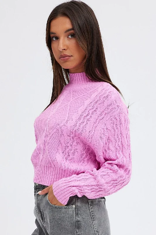 pink-knit-jumper-long-sleeve-cabled-crop-kn2736-12pb-1