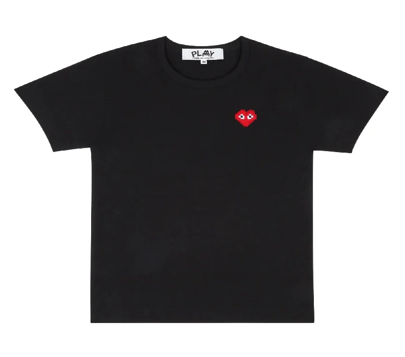 the Artist Invader Pixel Red Heart Tee Women