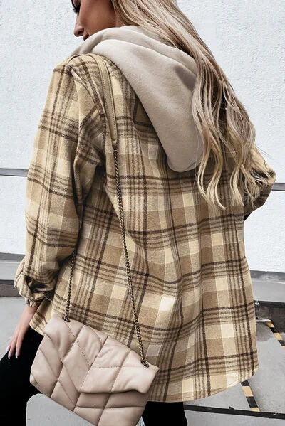 plaid-button-up-hooded-jacket-with-pockets