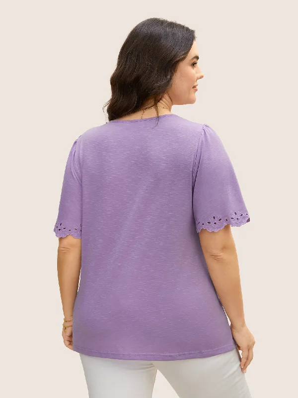 plain-broderie-anglaise-flutter-sleeve-t-shirt