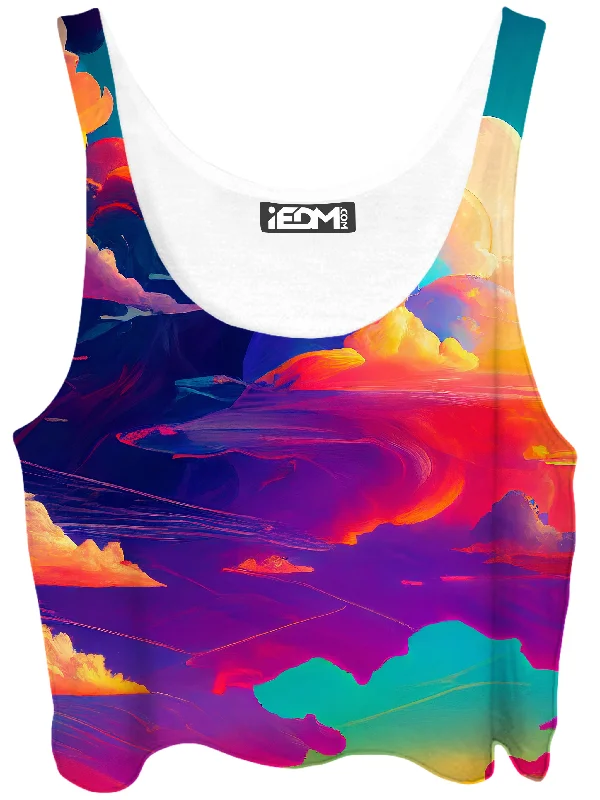 Psychedelic Clouds Crop Top