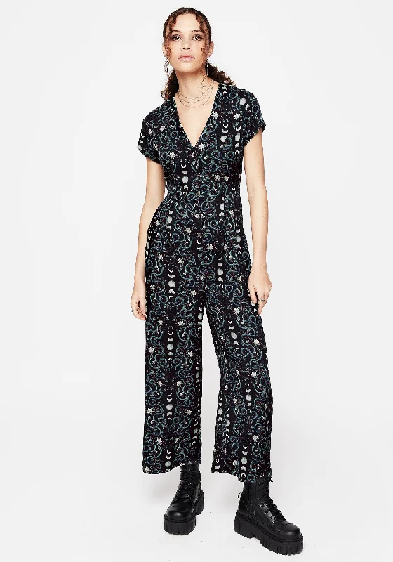 Pythia Button Up Jumpsuit