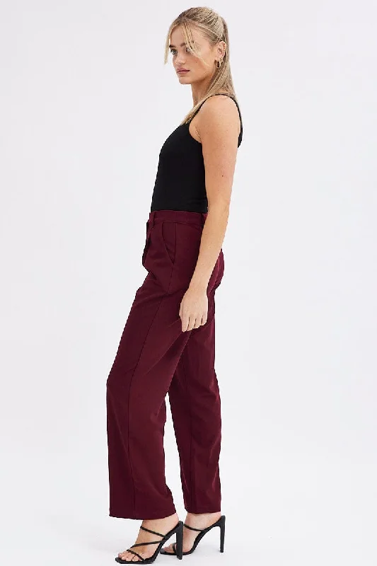 red-wide-leg-pants-low-rise-cross-over-waistband-bt2733-34pb-2