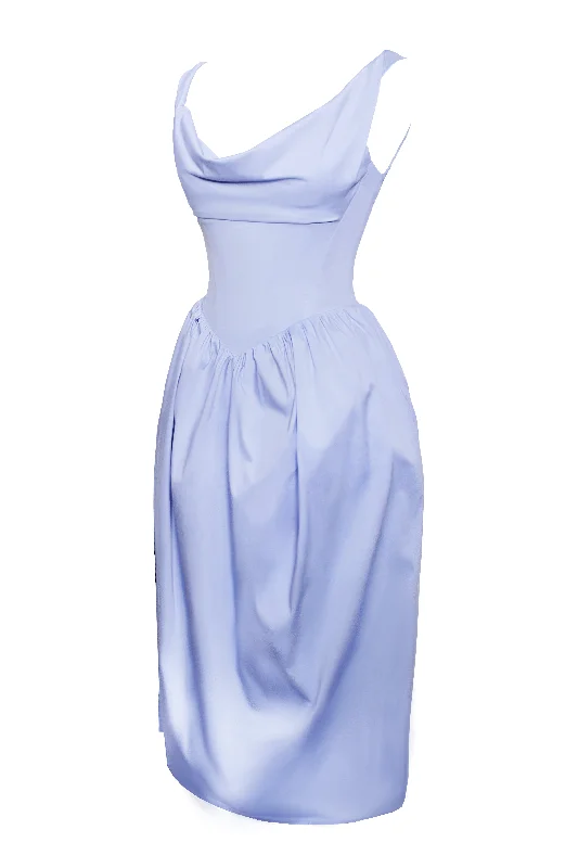 reina-blue-drop-waist-corset-midi-dress