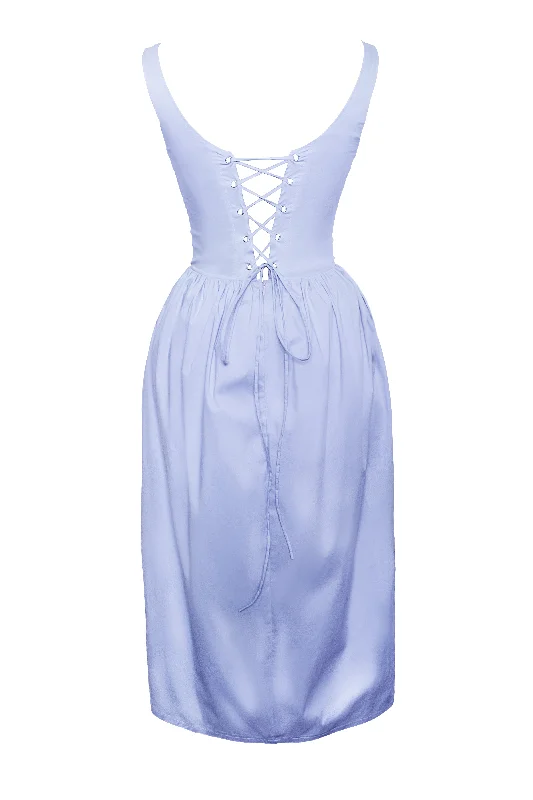 reina-blue-drop-waist-corset-midi-dress