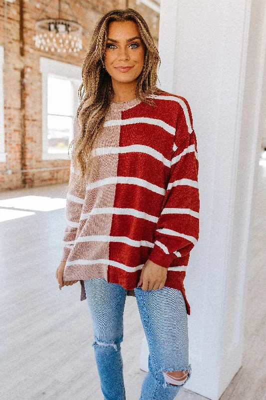 renata-contrast-striped-oversized-top