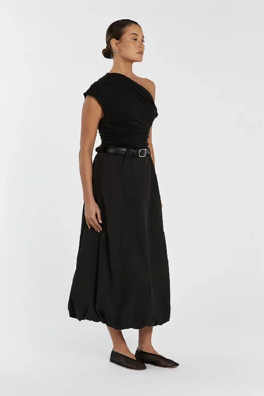 rickie-black-cotton-midi-skirt