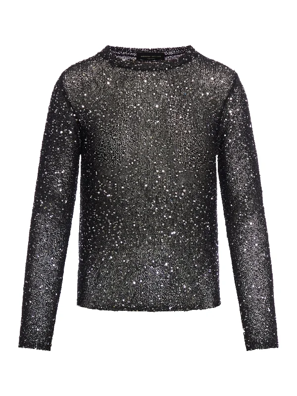 sweater with sequins