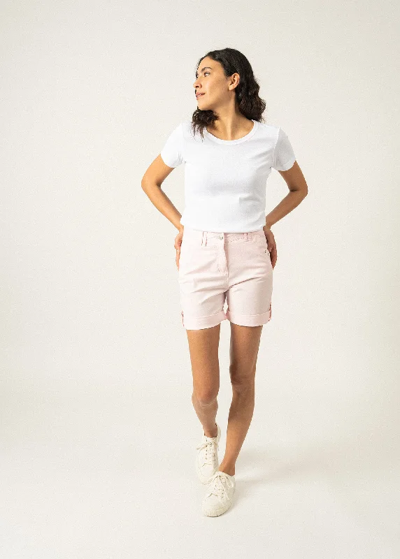 Short uni Marie - en coton (ROSE)