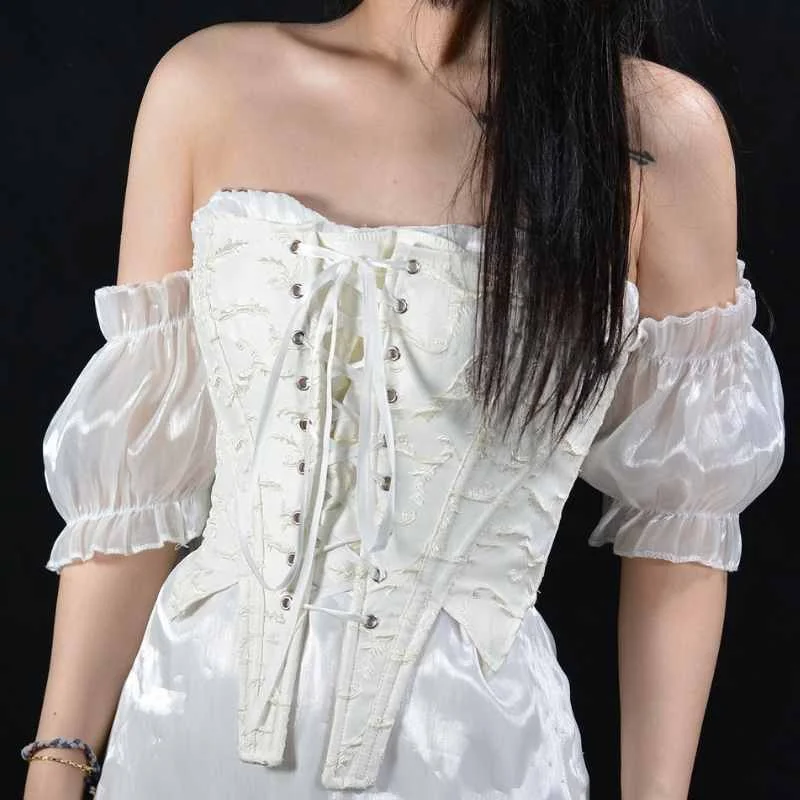 Silk Steampunk corset