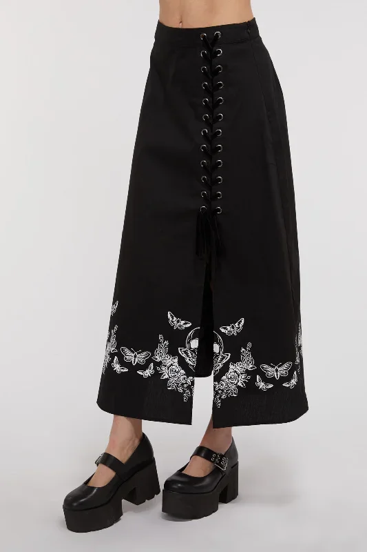 Skull Border Circle Skirt