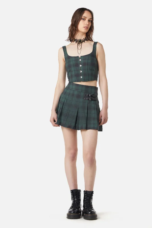 Social Class Tartan Corset