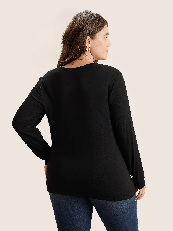 solid-asymmetrical-neck-knit-t-shirt