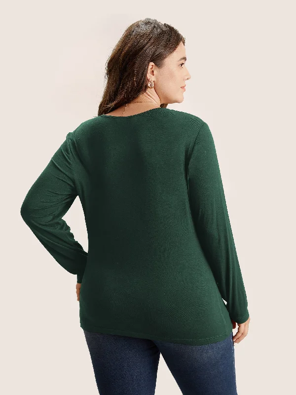 solid-asymmetrical-neck-knit-t-shirt