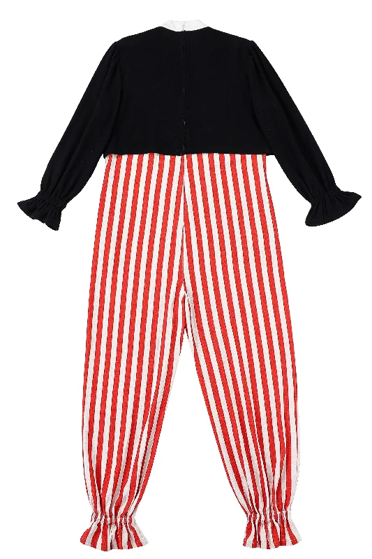 striped-bowtie-clown-jumpsuit