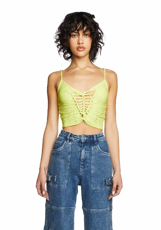 Summertime Soulmate Tank Top - Citron