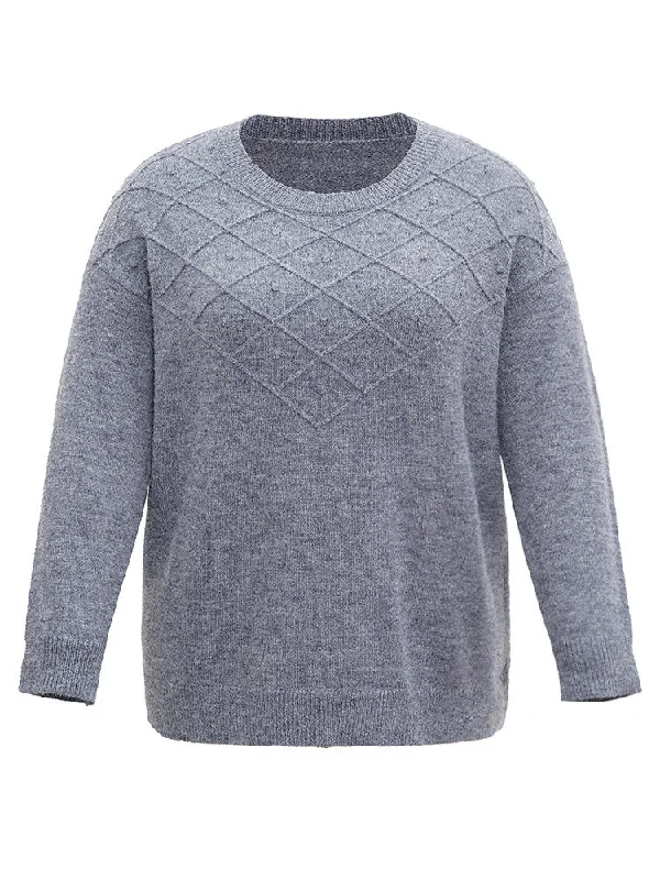 supersoft-essentials-solid-textured-crew-neck-drop-shoulder-pullover