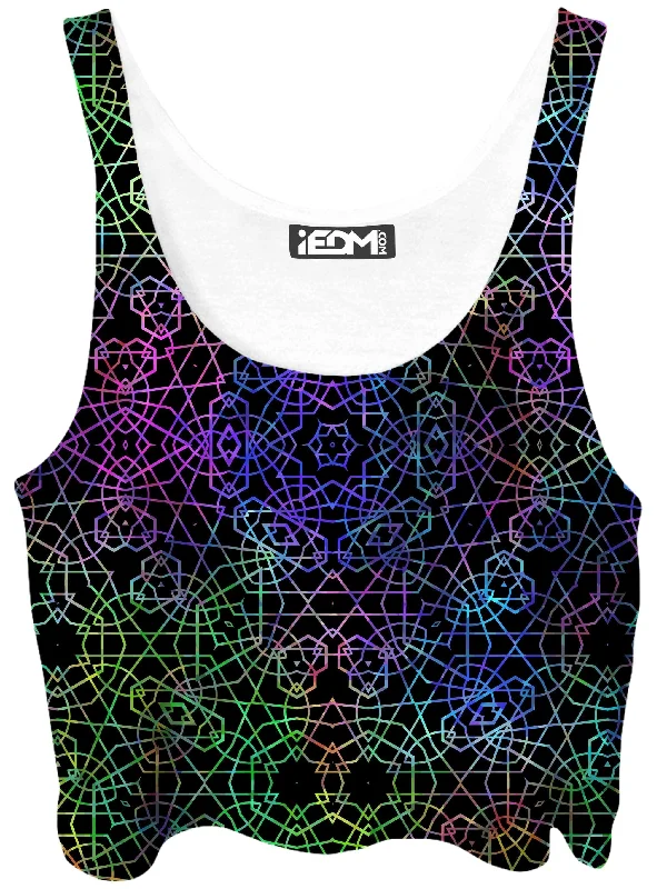 Symmetrical Color Journey Crop Top