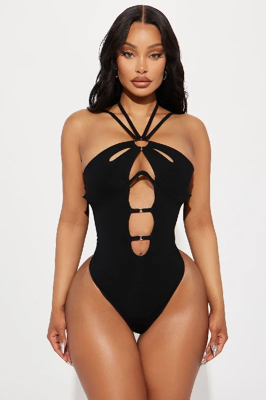 Too Good For You Bodysuit - Black