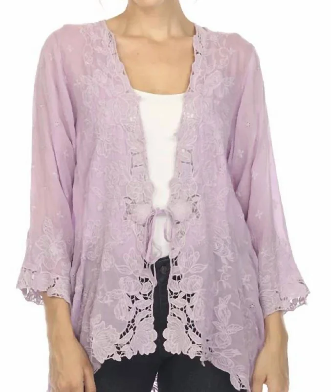 Traci Kimono In Purple