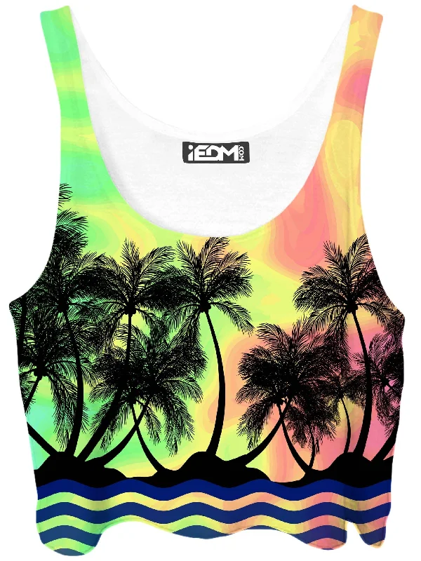 Tropical Sunset Crop Top