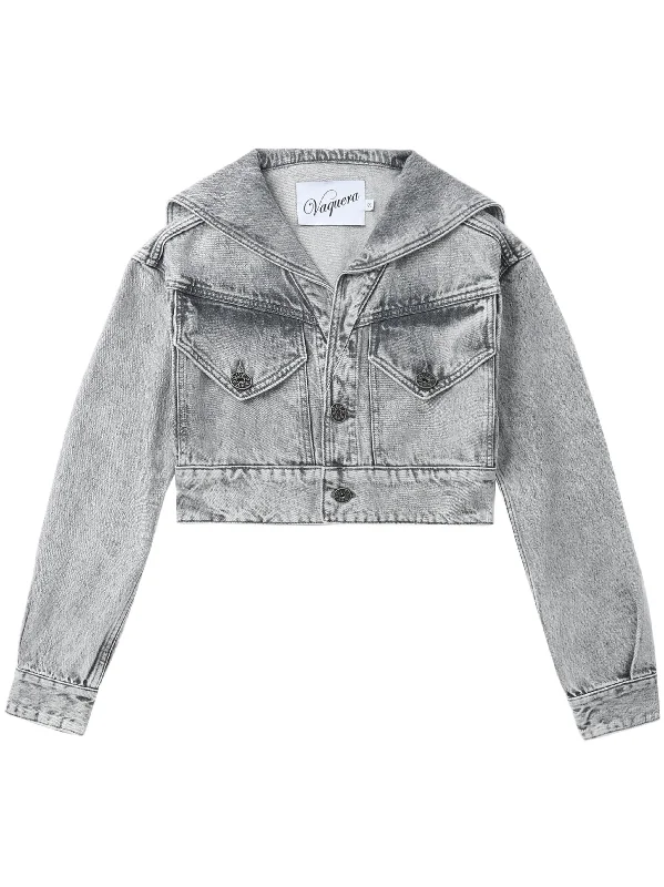 Women Denim Sailor Jacket