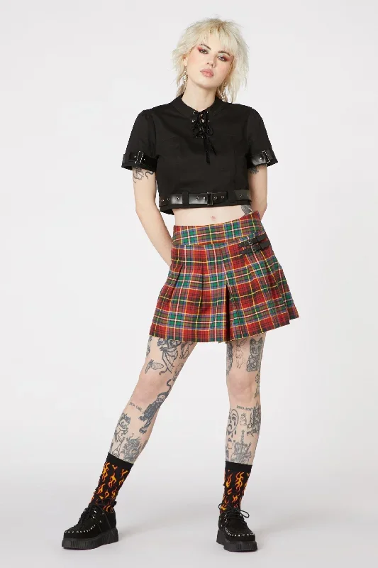 Wichita Tartan Buckle Skort