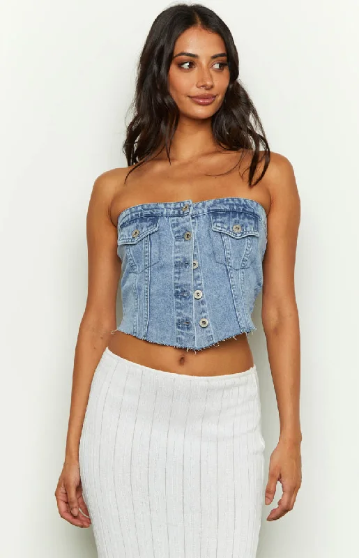 wilma-denim-button-top