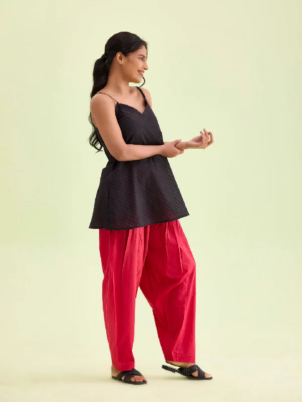 women-solid-cherry-cotton-salwar