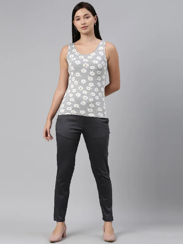 women-solid-silver-grey-treggings