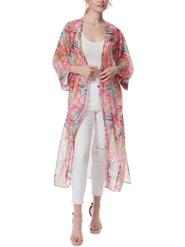 womens-floral-print-long-kimono