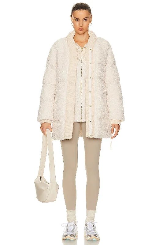 Wynn Sherpa Puffer Coat