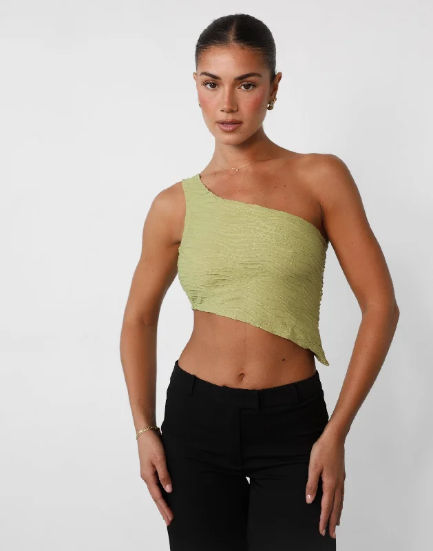 yianna-one-shoulder-top-olive